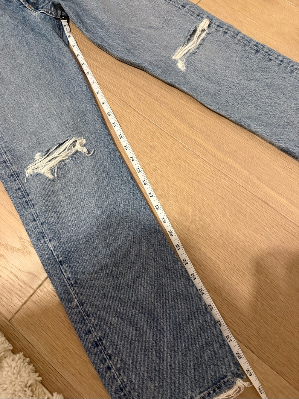 NWT AGOLDE 90s Jean in Isolate - Picture 5 of 5